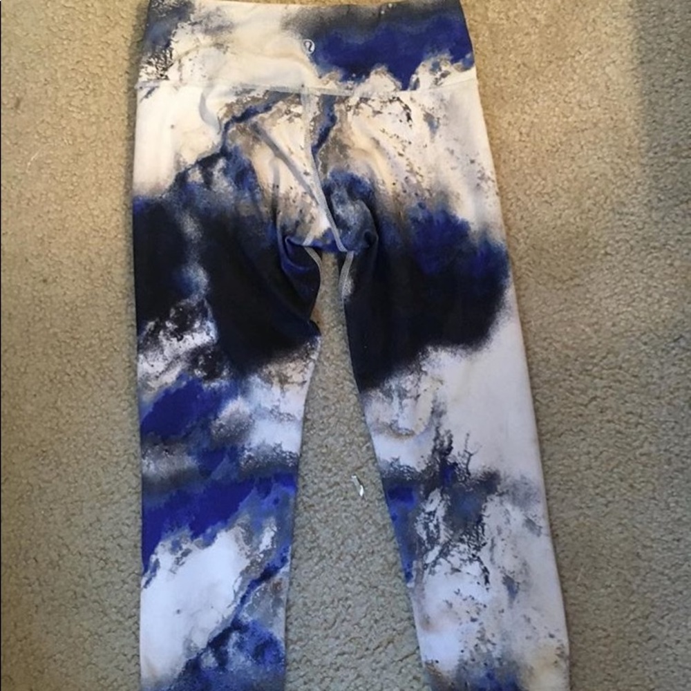 Lulu lemon crop tie dye leggings